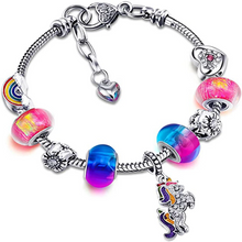 Load image into Gallery viewer, Inspired Charm Unicorn Bracelet
