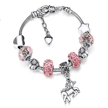 Load image into Gallery viewer, Inspired Charm Unicorn Bracelet
