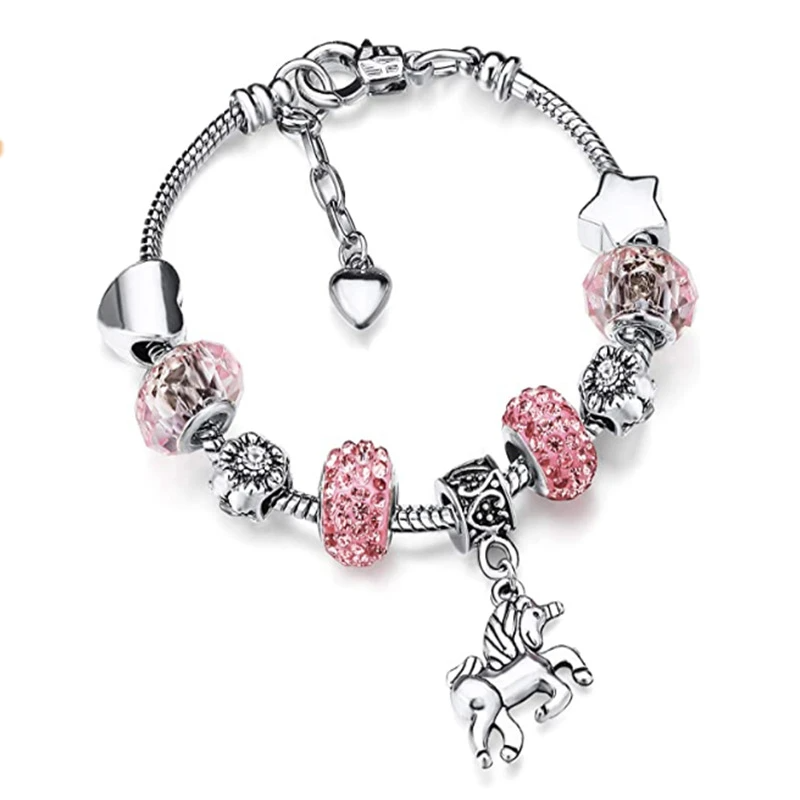 Inspired Charm Unicorn Bracelet