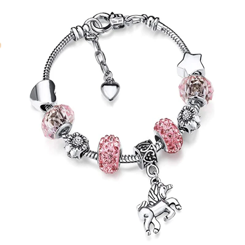 Heart Me Accessories Unicorn Charm Bracelet - kiwinberries