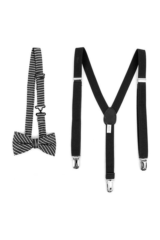 Stripped Bow Tie / Suspenders