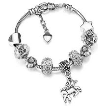 Load image into Gallery viewer, Inspired Charm Unicorn Bracelet
