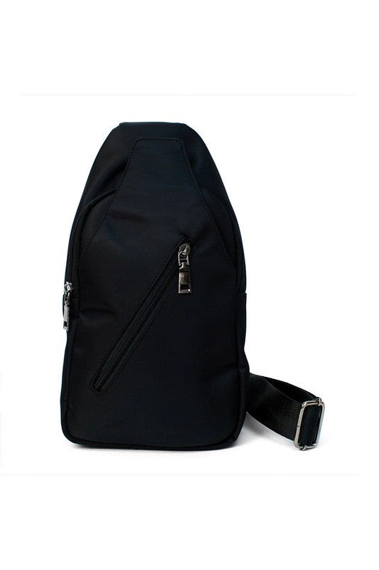 Crossbody Sling Backpack (Front/Back Zipper Pocket