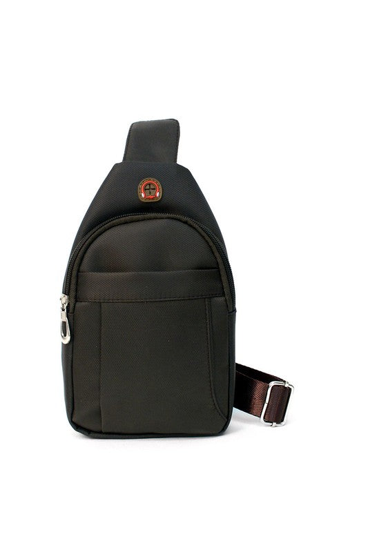 Crossbody Sling Backpack w/ Earphone hole