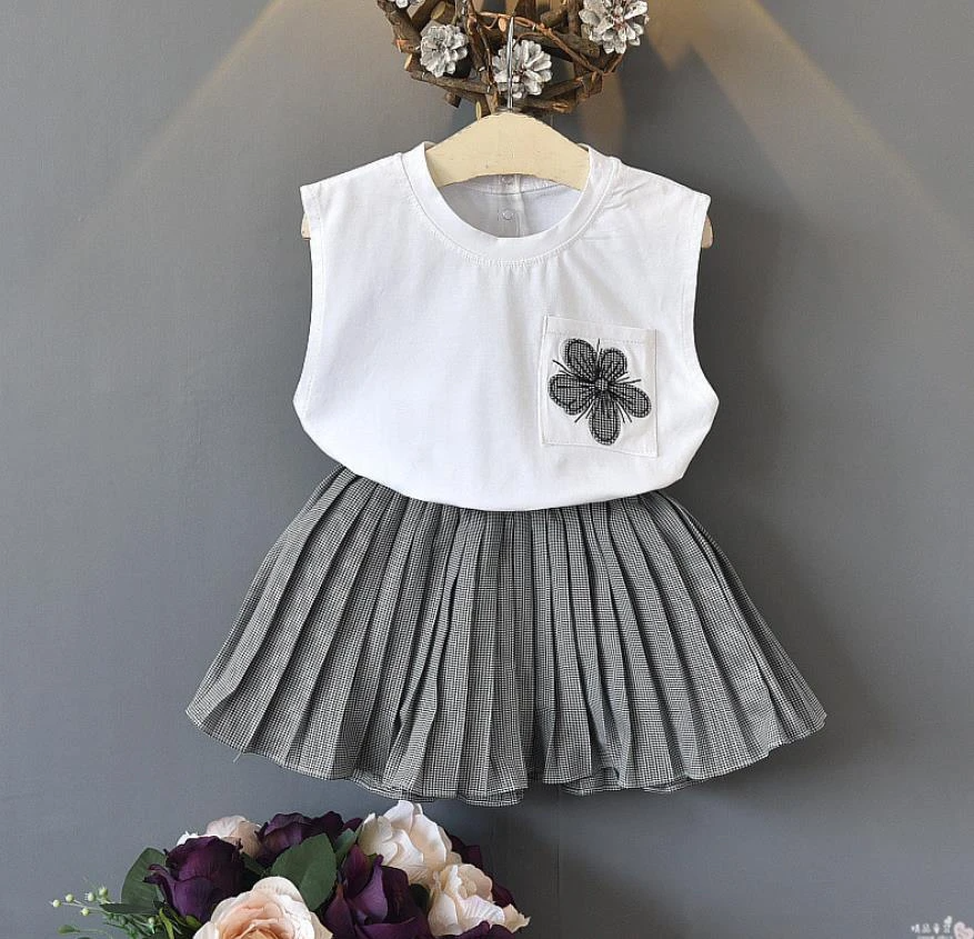 Pleated Skirt Set