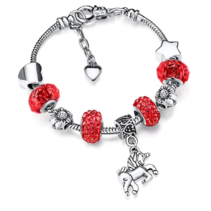 Inspired Charm Unicorn Bracelet – Lovely Boutique