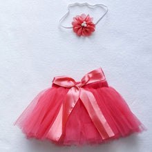 Load image into Gallery viewer, 2-piece Solid Tutu Dress &amp; Headband

