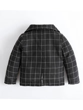Load image into Gallery viewer, Black &amp; White Suit Jacket
