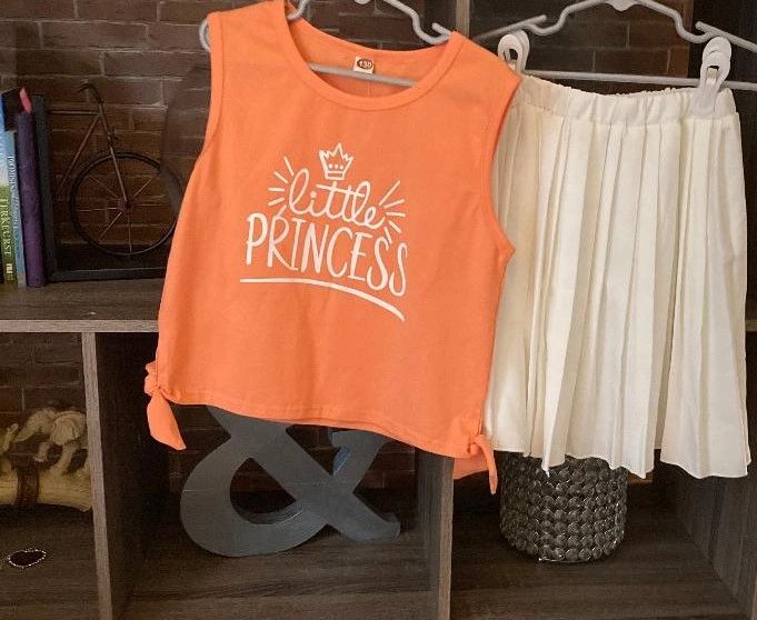 Tank & Pleated Skirt