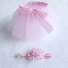 Load image into Gallery viewer, 2-piece Solid Tutu Dress &amp; Headband
